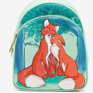Loungefly Disney The Fox And The Hound Tod & Vixey Mini Backpack